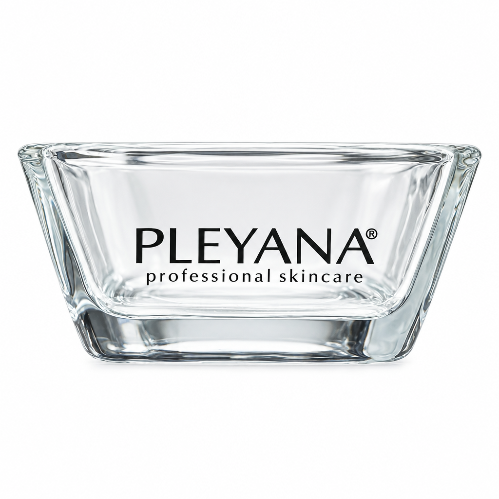 Миска стеклянная с логотипом PLEYANA 